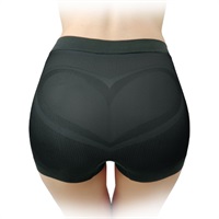 美姿勢ヒップアップ骨盤ショーツガードル(黒／Ｍサイズ)