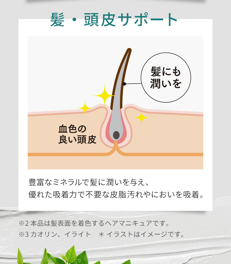 髪・頭皮サポート