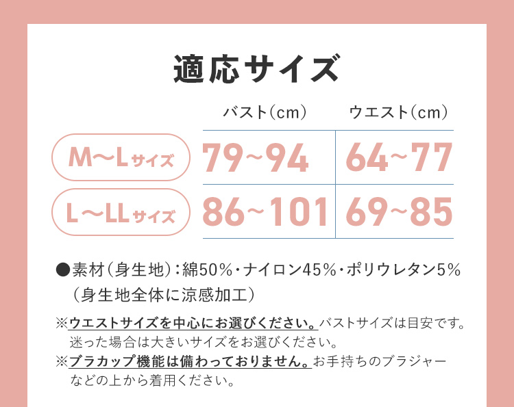 適応サイズ