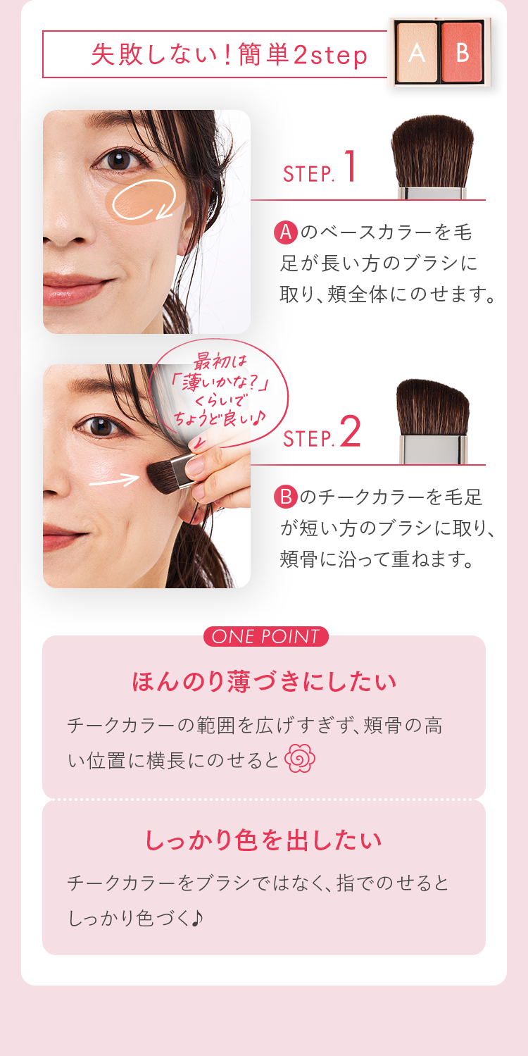 失敗しない！簡単2step