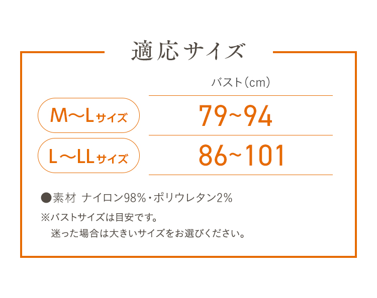 適応サイズ