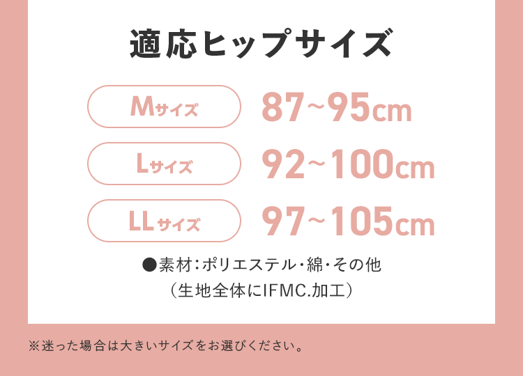 適応ヒップサイズ