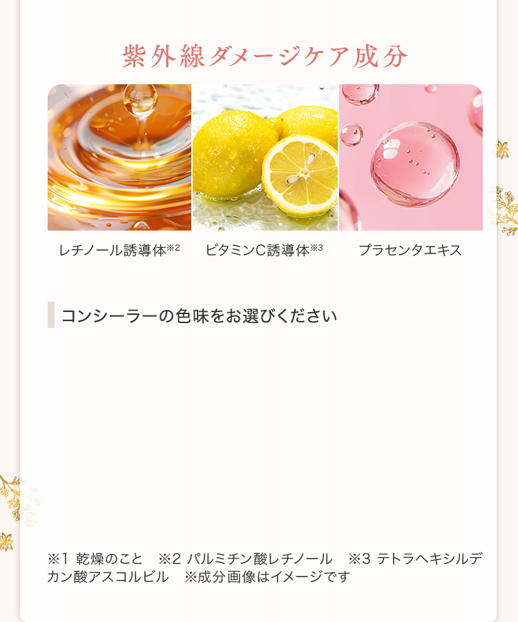 紫外線ダメージケア成分